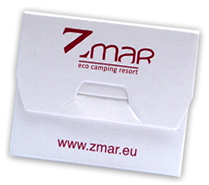 Photo: Printed portable ashtray for Zmar, Portugal